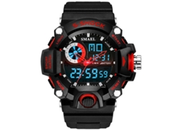 Reloj Deportivo Electrónico Para Niños/adolescentes, Resistente Al Agua Hasta 50 M, Led Rojo.