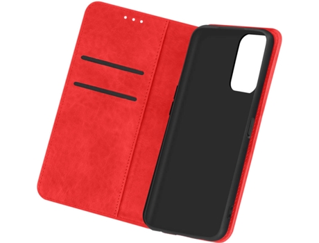 Carcasa Oppo A74 AVIZAR Función Soporte Rojo