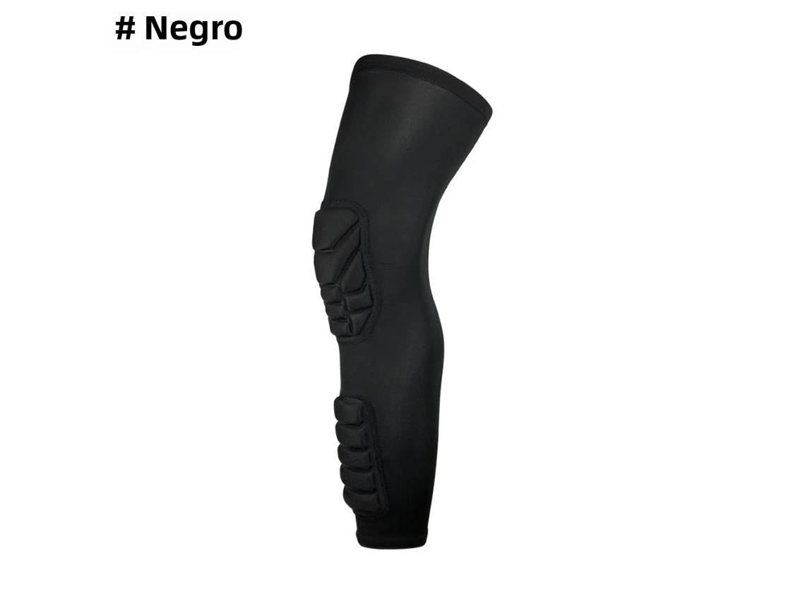 Rodillera de compresión Honeycomb para baloncesto, rodillera deportiva para adultos Mdug (negra, 1 L)
