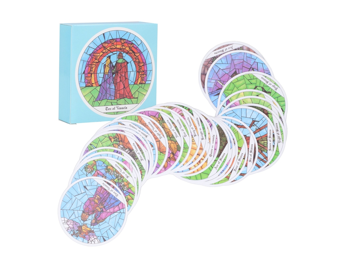 2026-mazo De Tarot Redondo Para Adivinación: Amor, Carrera Y Juegos De Mesa Para Fiesta Familiar - Ideal Para Principiantes