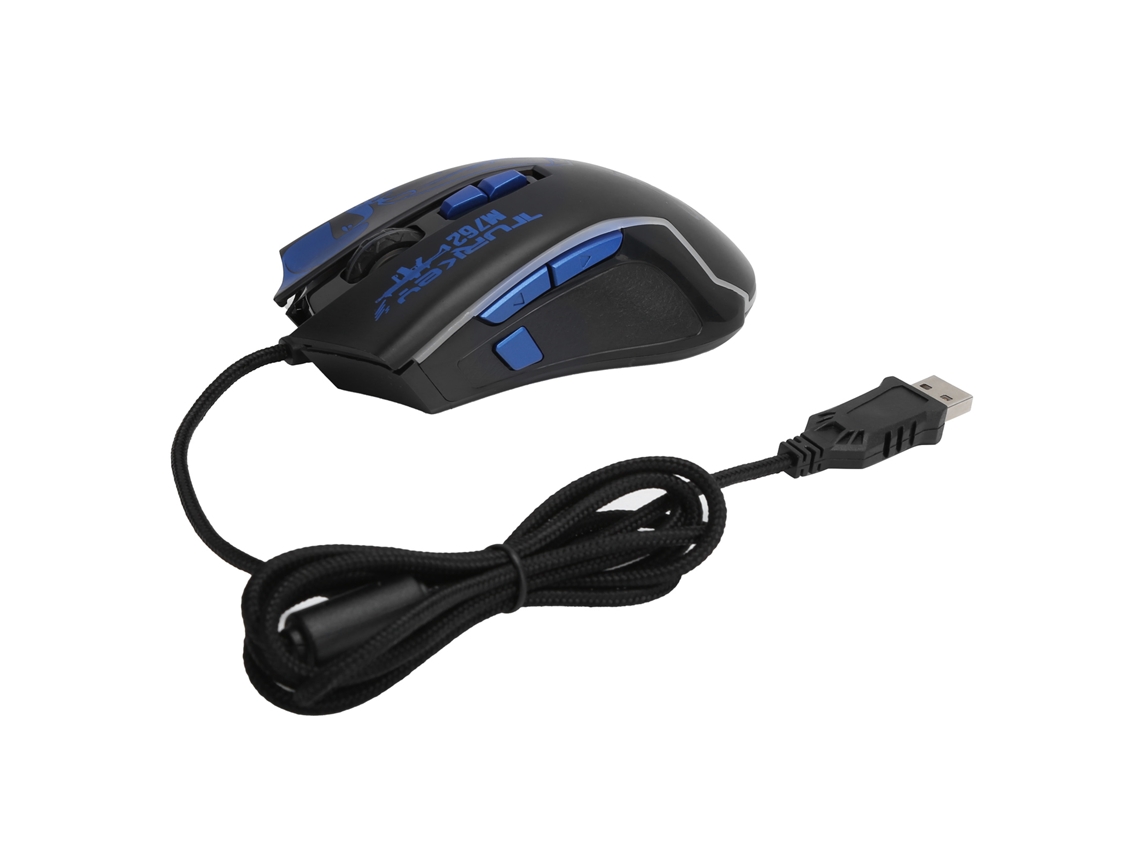 Ratón Rgb Con Cable, 6400 Dpi, 8 Botones, Ergonómico, Para Juegos Y Oficina.