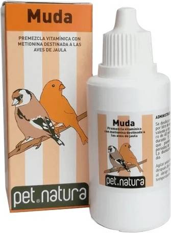 Complemento Alimenticio de Pájaros PETNATURA Muda (125ml)