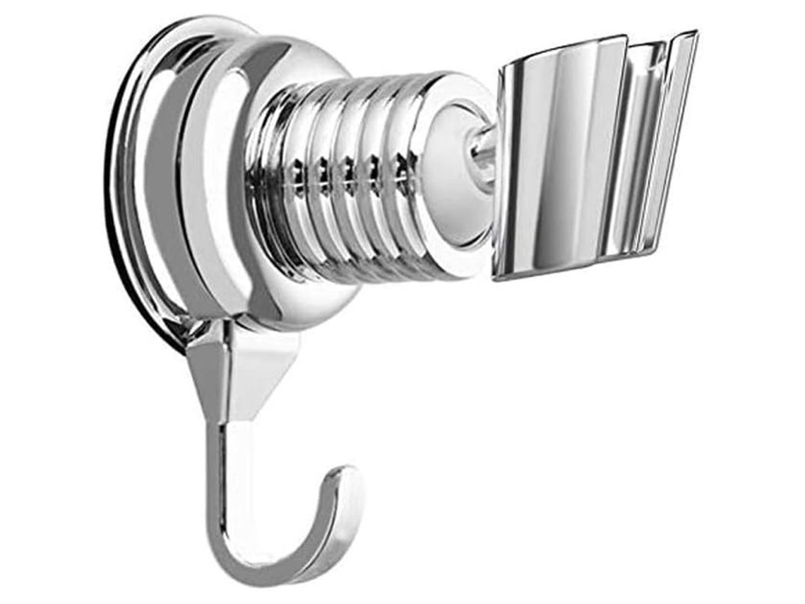 2026-soporte Para Regadera Con Ventosa, Giratorio 360°, Ajustable, Sin Taladrar, Para Baño (plata)