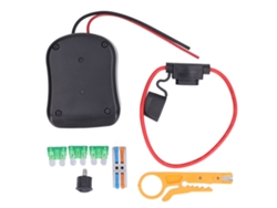 Kit Adaptador Convertidor De Batería Con Conector De Alimentación Para Base, Interruptor Y Fusible Para Baterías De Iones De Litio De 18 V Y 14,4 V.