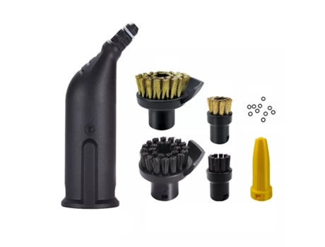 Boquilla limpiadora de vapor, cepillo con hendidura, cabezal de boquilla rociadora, junta tórica para Limpiador de vapor Karcher Sc1/Sc2/Sc3/Sc4/Sc...