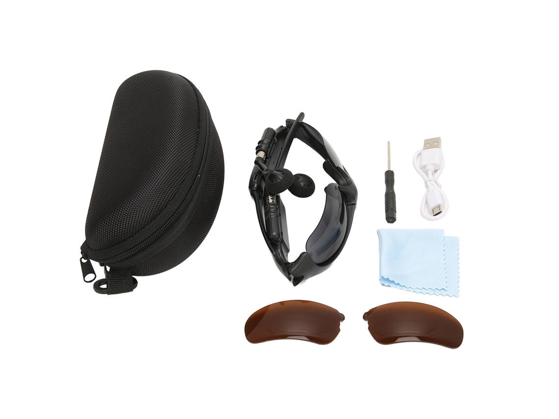 Óculos De Sol Bluetooth Sem Fio Inteligentes Com Lentes Polarizadas Para Dirigir E Ciclismo Versão Padrão