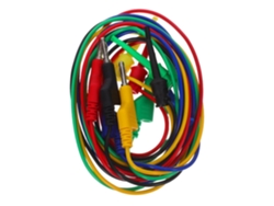 Kit De 5 Cables De Prueba Tipo Banana Apilables Para Pinzas De Multímetro