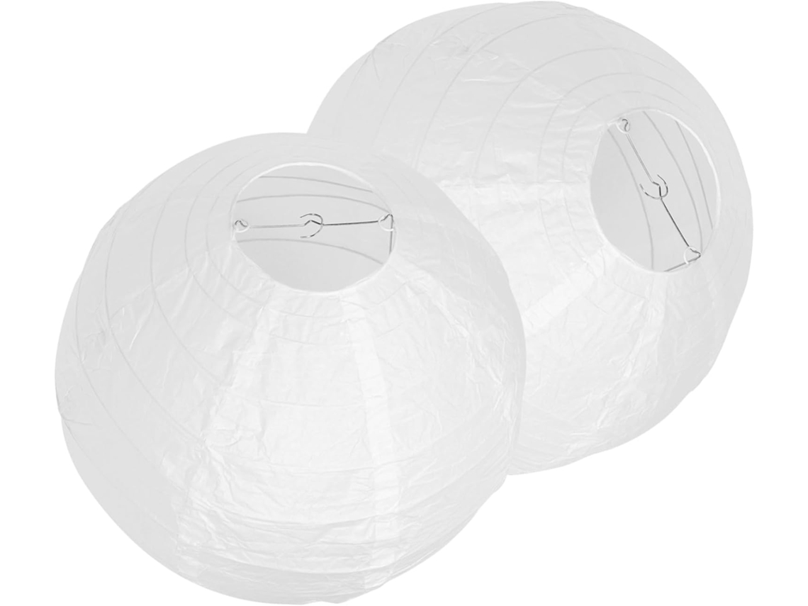 Juego de 2 pantallas plegables para lámparas colgantes, diseño compacto y fácil instalación Gokoco