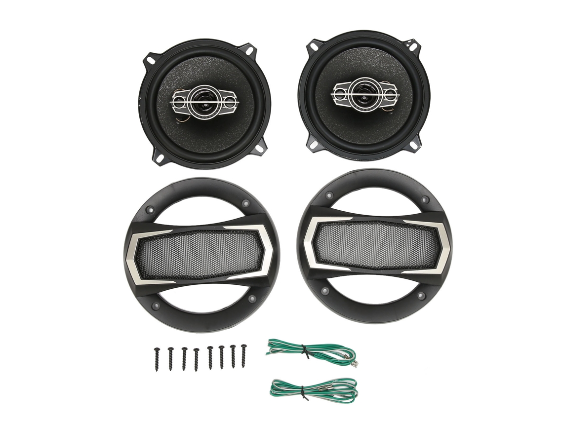 2 Altavoces Coaxiales De 5 Pulgadas Y 400 W Para Coche, Con Sonido Potente Y Graves Profundos, Ideales Para Modificaciones De Automóviles.