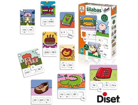 Juego Educativo DISET Las Silabas (Edad Mínima Recomendada: 5años)