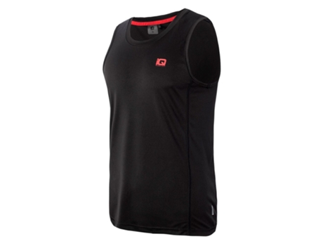 Camiseta sin Mangas de Hombre para Running IQ Imos Negro (L)