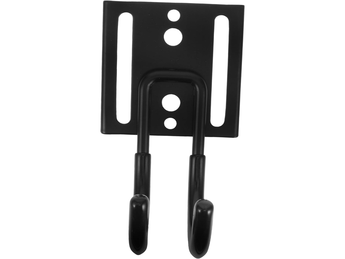 Gancho de pared Slowmoose para bicicleta, soporte negro, para garaje.