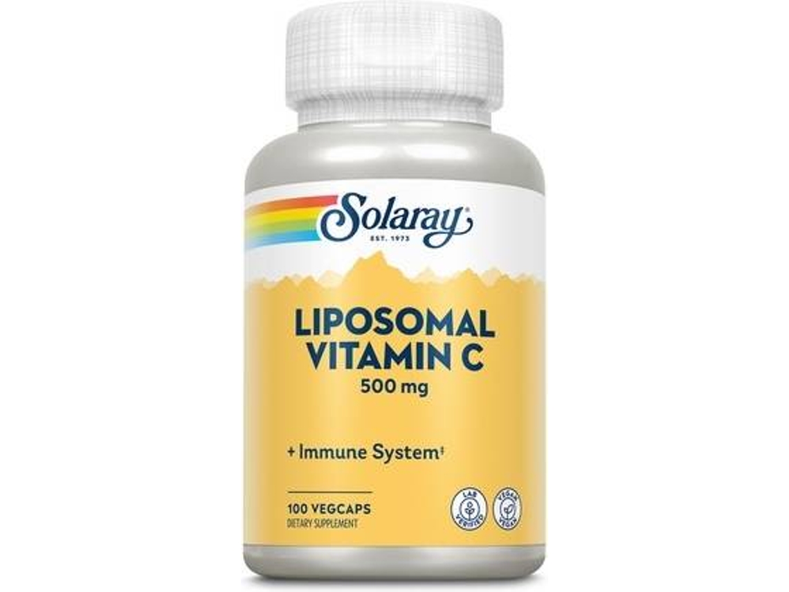 Complemento Alimentar SOLARAY Lipo Vitamin C (100 cápsulas vegetais (500mg))