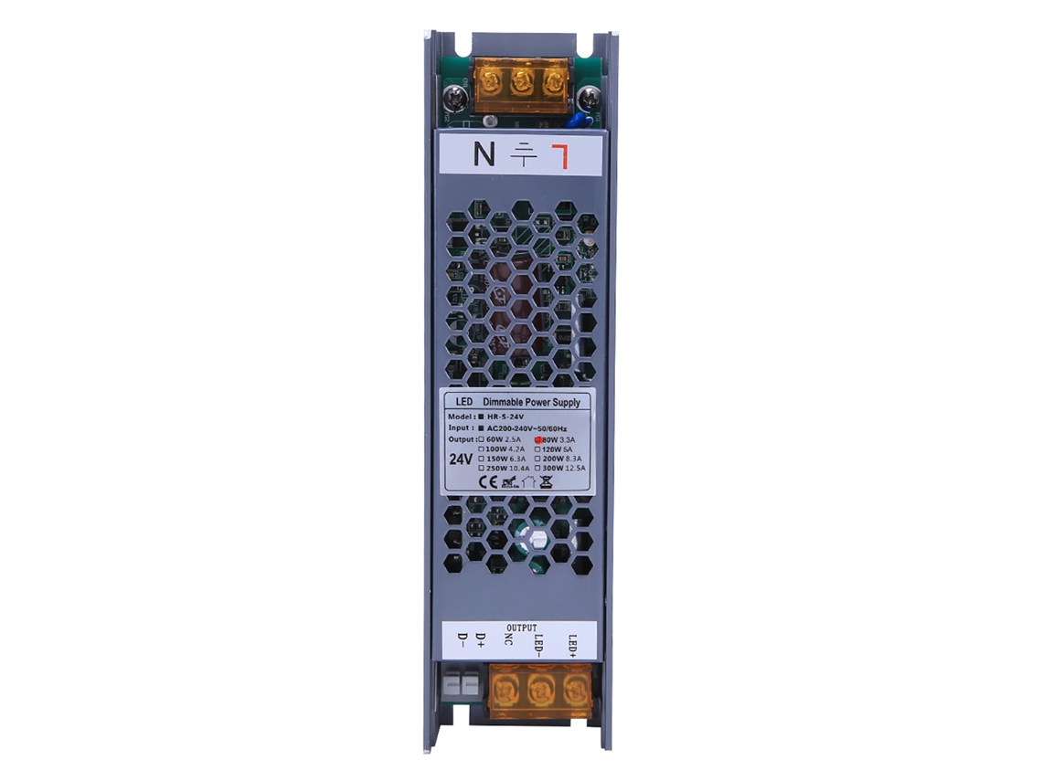 2026dz-fuente De Alimentación Regulable 80w 24v/3.3a Soporta Scr 0-10v Pwm Dali 4 Métodos De Control