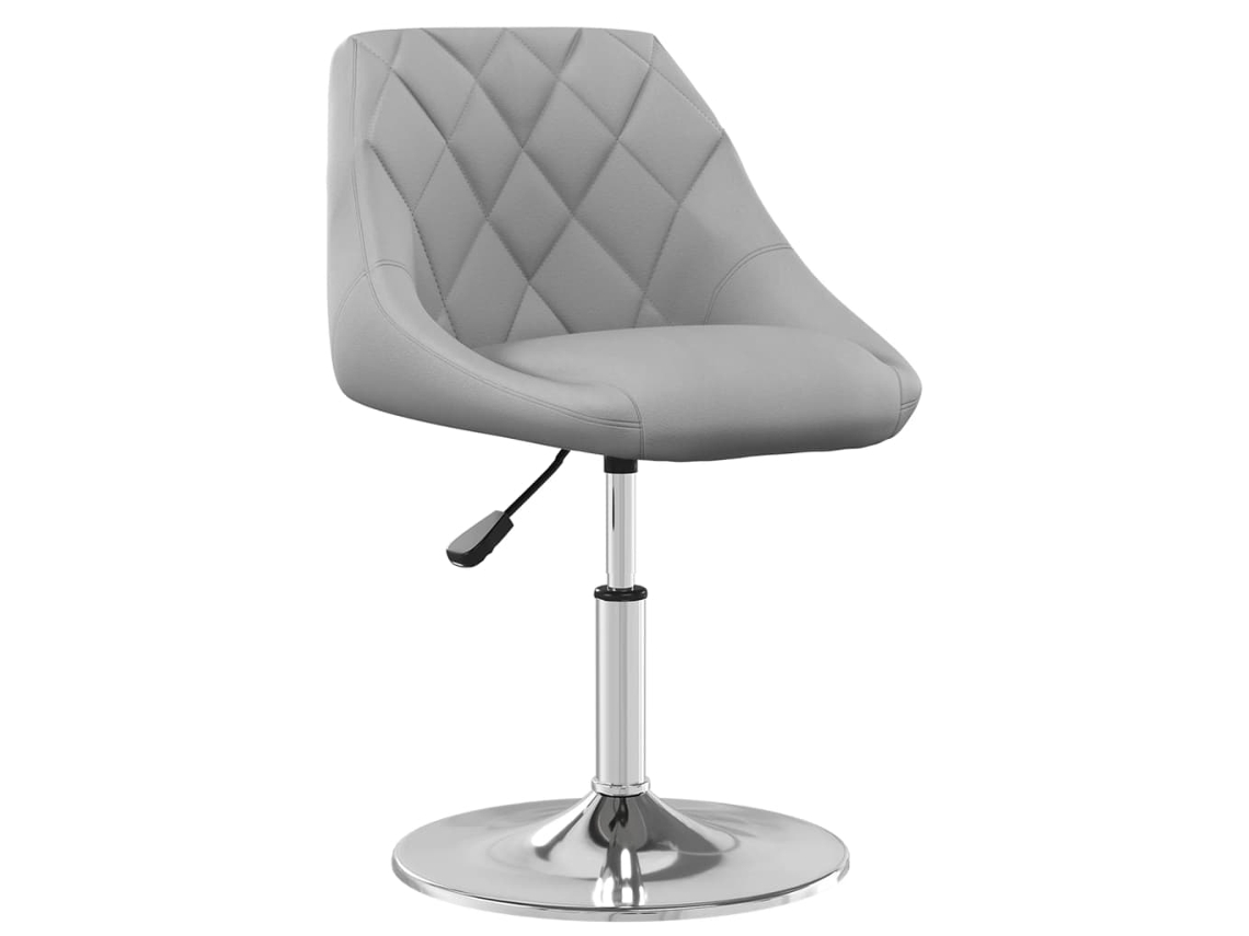 Maison Exclusive - Silla De Comedor Giratoria 6 Uds Terciopelo Gris Claro