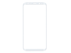 Protector De Pantalla Para Teléfono Móvil De Vidrio Templado Blindado De Cobertura Total Curvo Para Samsung Galaxy S8plus Blanco