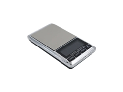 Mini báscula digital para mediciones precisas, báscula inteligente portátil de acero inoxidable con pantalla LCD clara y función de conteo, ideal para