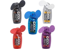 Ventilador De Mano De 5 Piezas | Mini Ventilador De Refrigeración Portátil A Pilas | Ventilador De Bolsillo Pequeño Para Mesa Y Coche