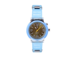 Relógio De Pulso Redondo Com Decoração De Penas Artificiais Estilo Étnico Feminino Duoya (azul Céu)