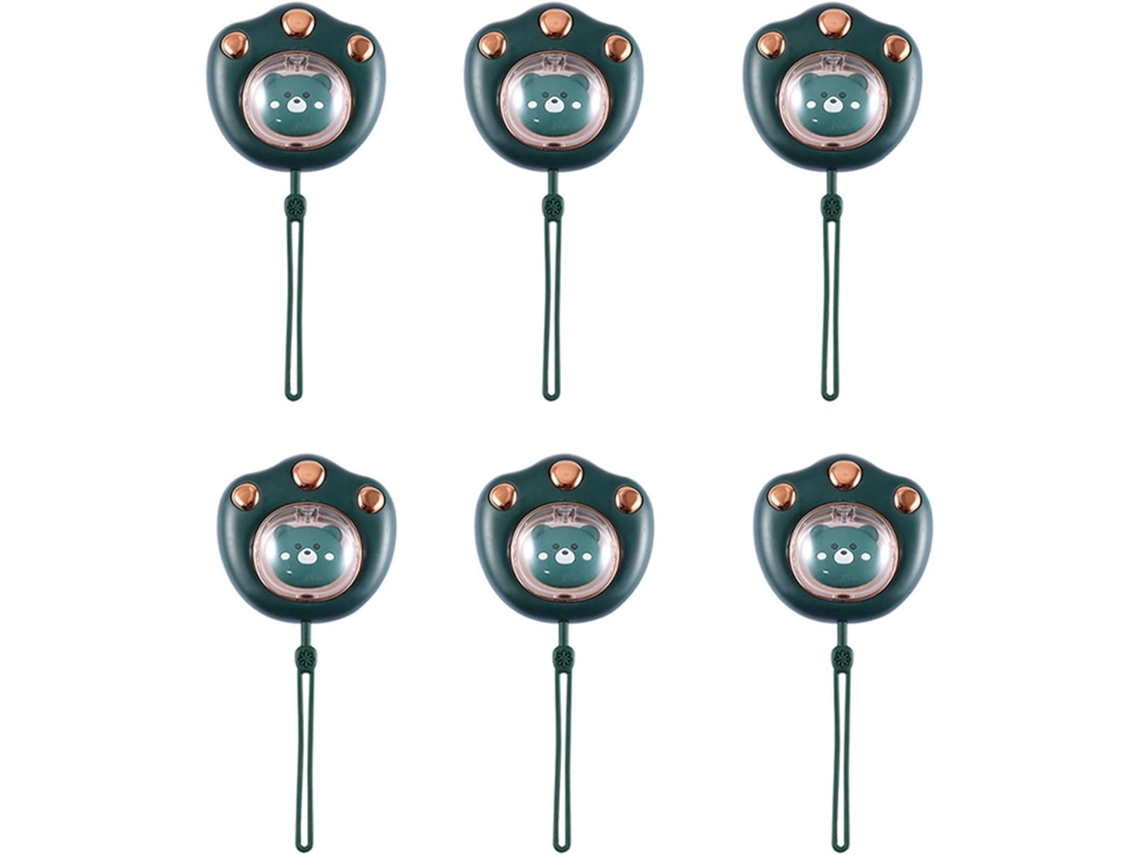 Calentador De Manos Portátil 6x Con Batería Externa De Carga Usb De 2400 Mah