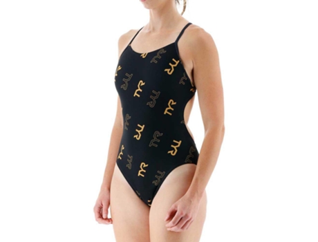 Traje de Baño para Mujer LONGRIDGE Mulher Tyr Cutoutfit Negro para Natación (36)