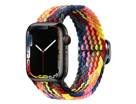 Correa Apple Watch 41mm / 40mm y 38mm Nylon Trenzado Transpirable Multicolor AVIZAR