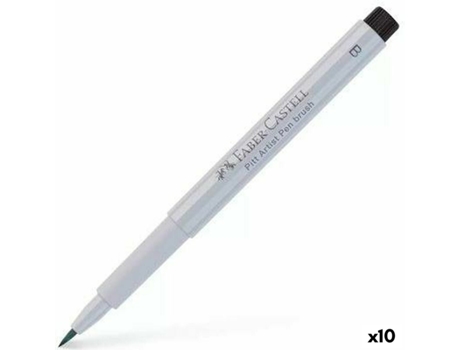 Rotuladores FABER-CASTELL pitt artist i Gris claro 10 unidades