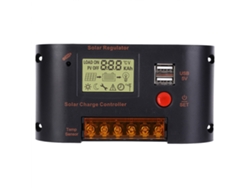 Controlador Solar 10a Regulador Panel Fotovoltaico Batería De Plomo-ácido 12v 24v