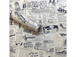 Rebe-papel Pintado Autoadhesivo Vintage, 45cm X 10m, Pvc Impermeable, Desmontable Para Muebles Y Paredes