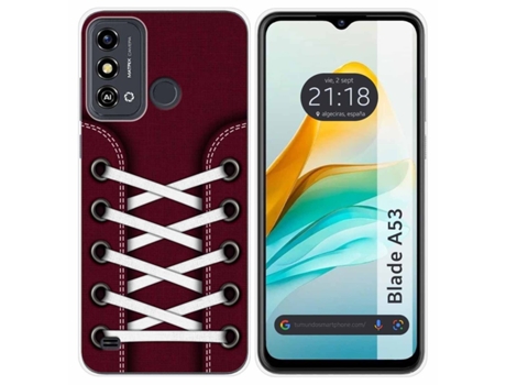 Funda Silicona para Zte Blade A53 diseño Zapatillas 17 Dibujos