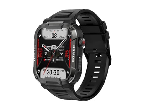 Smartwatch SMANDY MK66 Bluetooth Llamada (Negro)