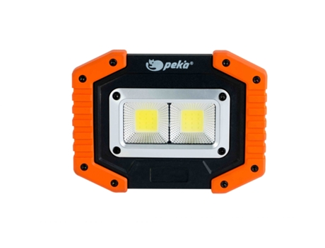 Lámpara de Trabajo LED PEKATHERM Recargable Con Alimentación Dual