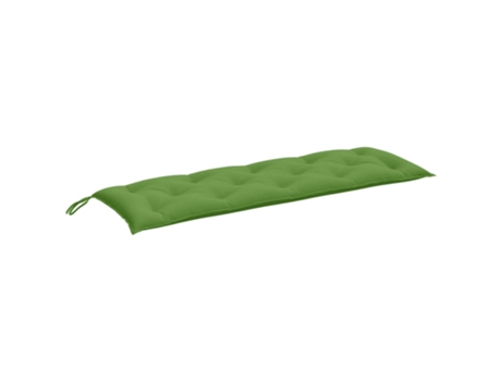 Cojín De Banco De Jardín VIDAXL Verde Tela (150x50x7 cm)