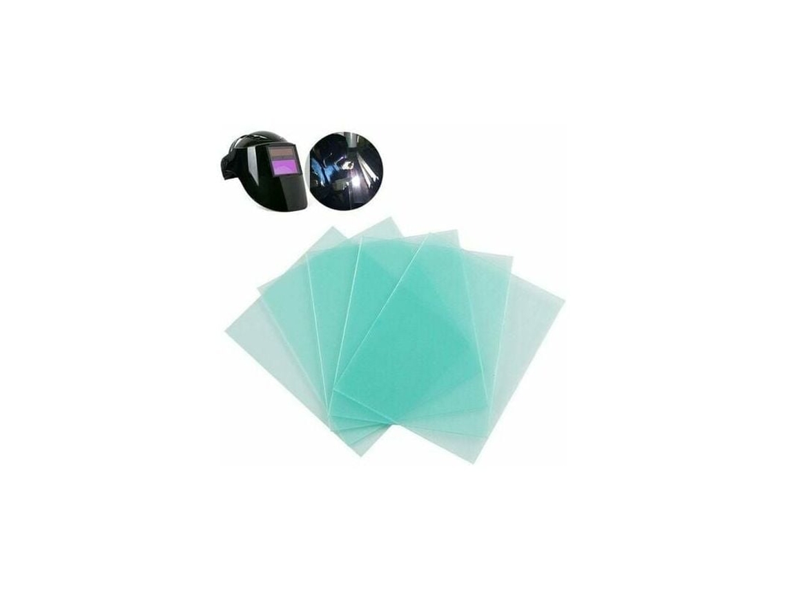 Lentes de repuesto para máscara de soldador NC, 10 piezas, 123 x 98 mm, variables para soldadura industrial