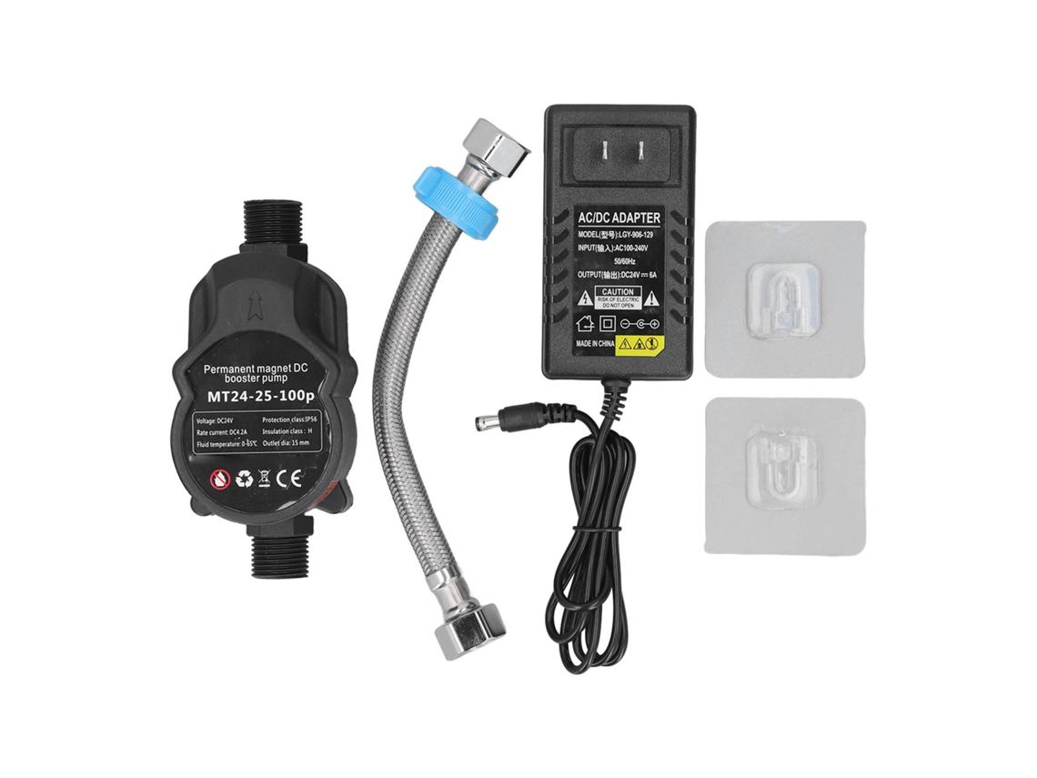 Bomba De Impulso Dc 24v 100w Para Aumento De Presión De Agua Hogar Jardin Ducha Automática