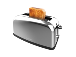 Tostadora CECOTEC Toastin' Time 850 Inox Long Lite 850 W