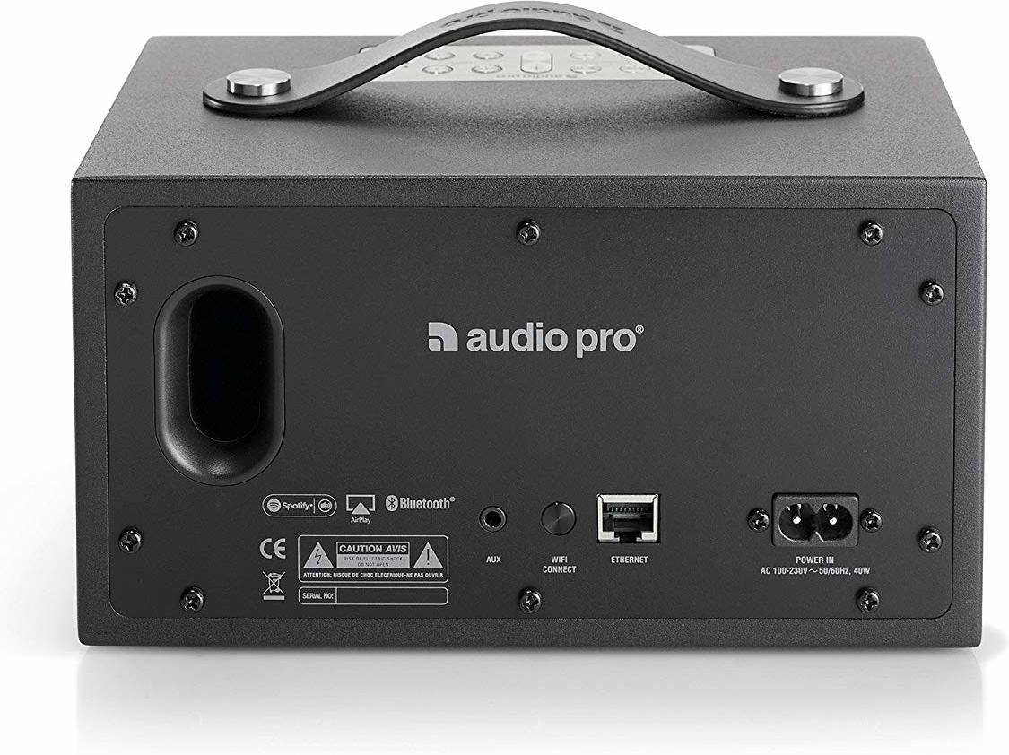 Altavoz Audiopro Addon c3 negro pro black autonomía 15 h wifi bluetooth v4.0 3.5mm auxin multiroom portable batería apple air play spotify connect 25 c3audiopro