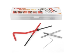 Kit de inserción para reparación de roscas M4 (repara roscas dañadas, fácil de guardar y transportar)