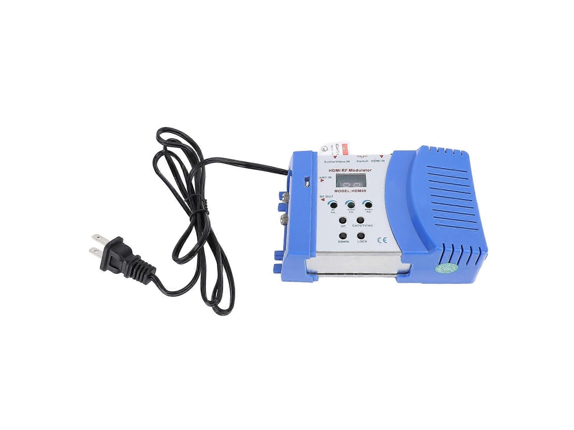 Interfaz multimedia Modulador HD Salida AV a RF PAL NTSC Convertidor AV a RF Plug and Play para el hogar