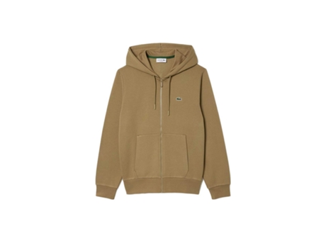 Camiseta de Hombre LACOSTE Classic Algodón Marrón (S)