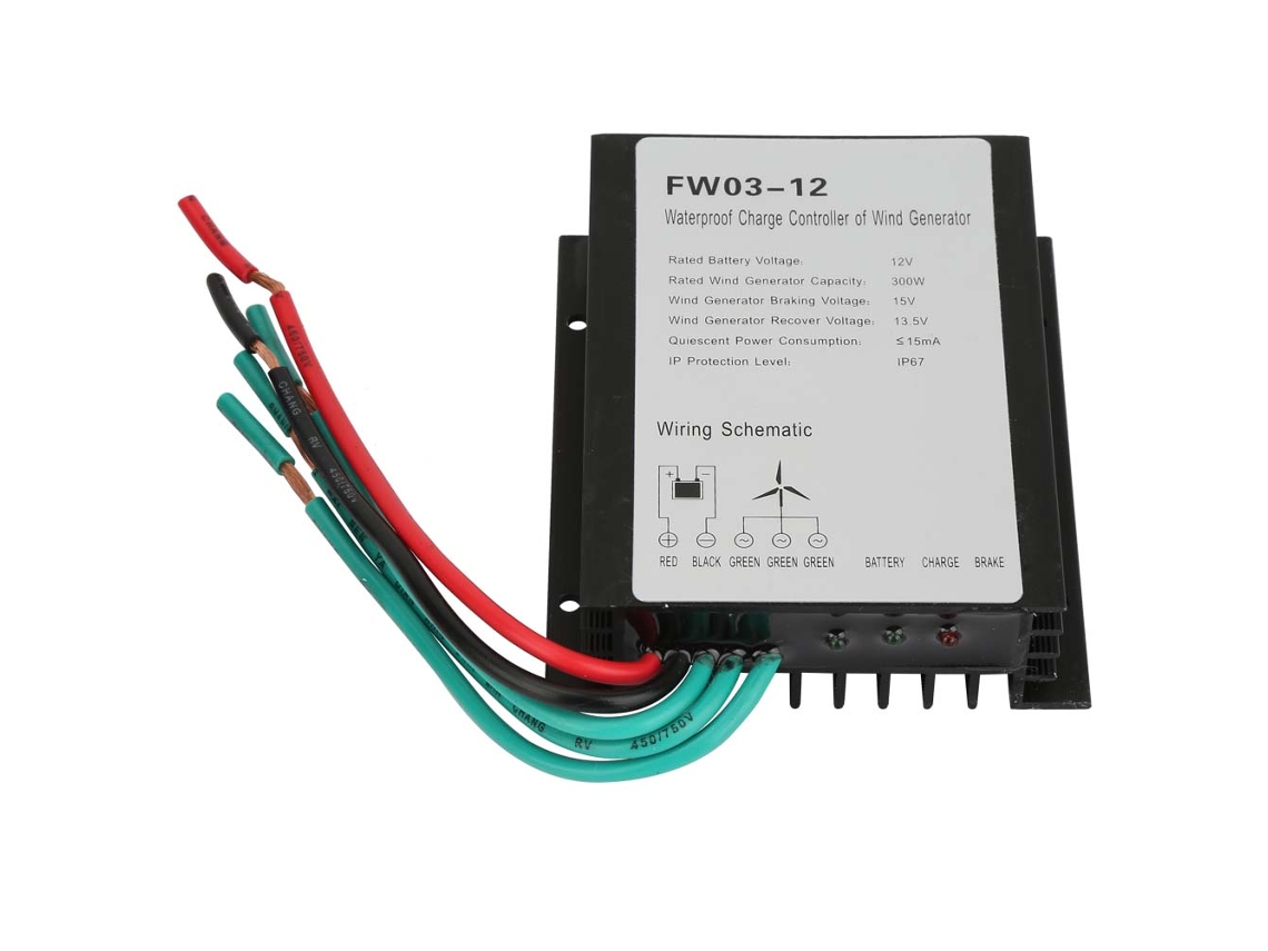 Yncm2026-controlador De Carga Eólica Ip67 Impermeable 12v Para Generador Eólico