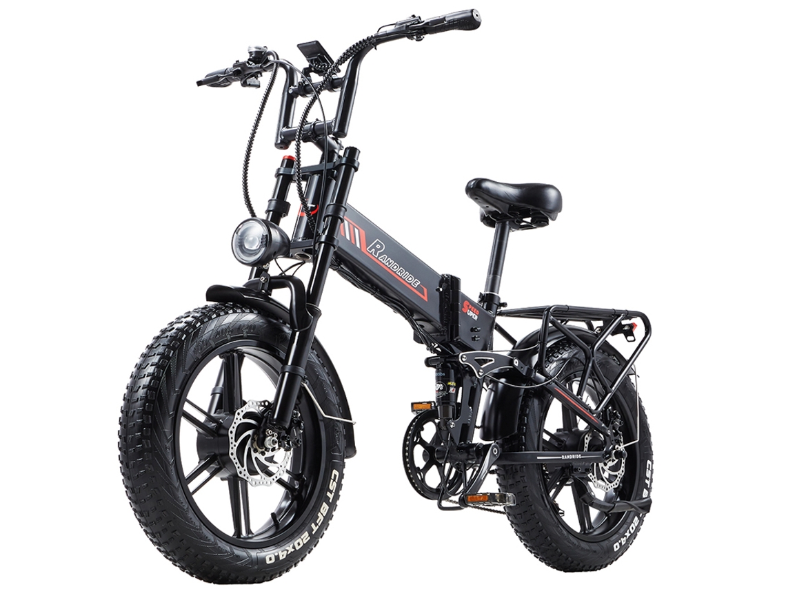 Bicicleta Eléctrica RANDRIDE YX20M Plus 48V 2000W Dual Motors E bike con Frenos Hidráulicos y Horquilla Fronk de Doble Hombro