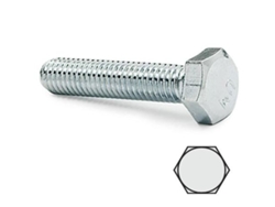 Tornillo cabeza hexagonal din 933  zi largo 20mm metrica m-8