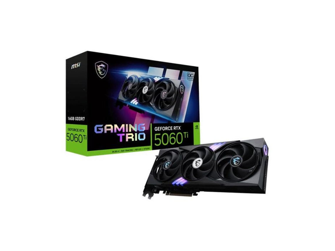 Gaming Geforce Rtx 5060 Ti 16g Trio Oc Nvidia 16 Go Gddr7 Msi