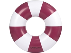 Flotador Gigante Bicolor Colchoneta Piscina Pvc Granate