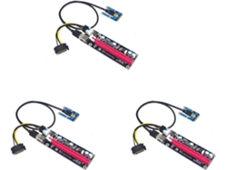 Tarjeta Elevadora Para Portátil 3x Mini Pcie A Pci Express 16x