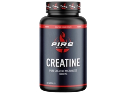 Creatina pura 1000 mg 60 cápsulas FIRE NUTRITION