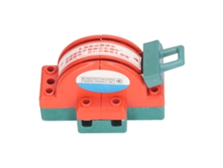 Interruptor bipolar de cuchilla, disyuntor doble, 220V/380V, con anillos de fijación, para cargas eléctricas.