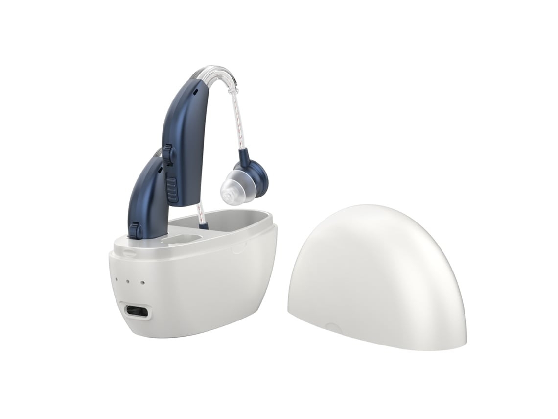 Auriculares inalámbricos ELORY con micrófono y 120 horas de reproducción.