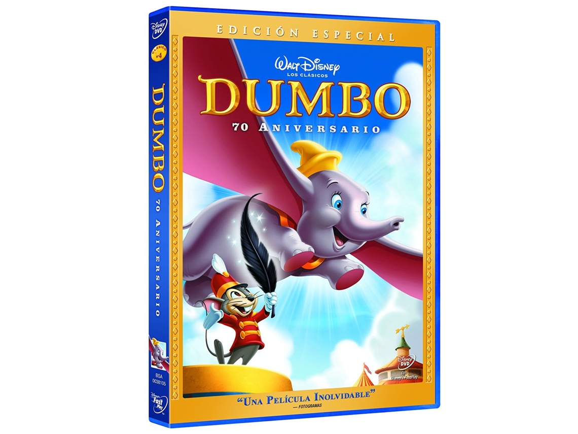 DVD Dumbo (1941) 70 Aniversario (Edición en español - Disney)